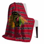 chicago blackhawks fan pride red blanket top rated
