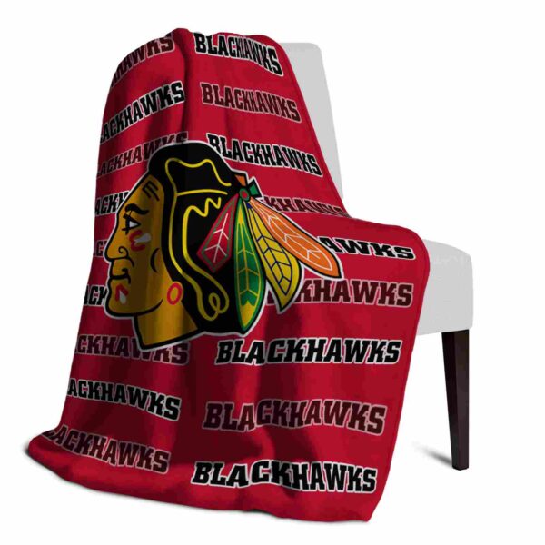 chicago blackhawks fan pride red blanket top rated