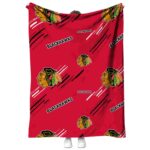 chicago blackhawks fan spirit red blanket best selling