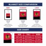 chicago blackhawks gradient dots red blanket trendy