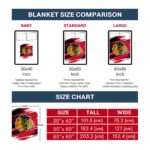 chicago blackhawks paint streaks red white blanket best selling