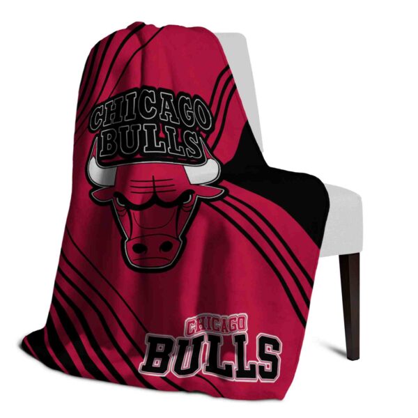 chicago bulls diagonal stripes red blanket top rated