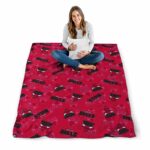 chicago bulls diehard fans red blanket high quality