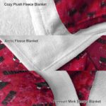 chicago bulls diehard fans red blanket premium grade