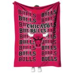 chicago bulls fan pride red blanket best selling