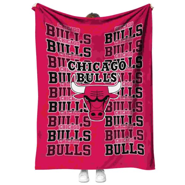chicago bulls fan pride red blanket best selling