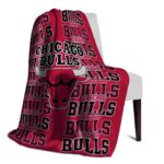 chicago bulls fan pride red blanket top rated