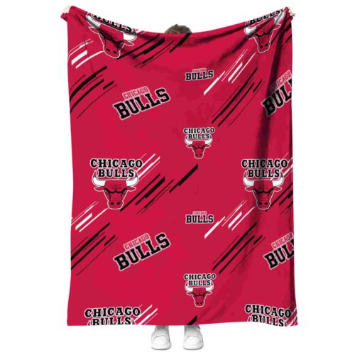 chicago bulls fan spirit red blanket best selling