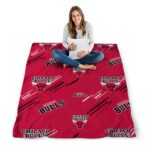 chicago bulls fan spirit red blanket high quality