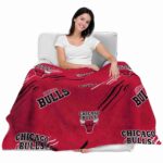 chicago bulls fan spirit red blanket latest model