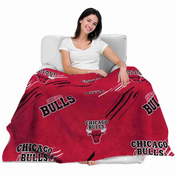 chicago bulls fan spirit red blanket latest model