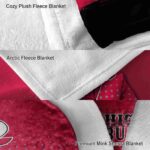 chicago bulls gradient dots red blanket best selling