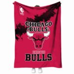 Chicago Bulls Grunge Texture Red Blanket 1 chicago bulls grunge texture red blanket best selling