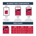 chicago bulls grunge texture red blanket best selling