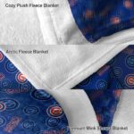 chicago cubs diehard fans blue blanket premium grade