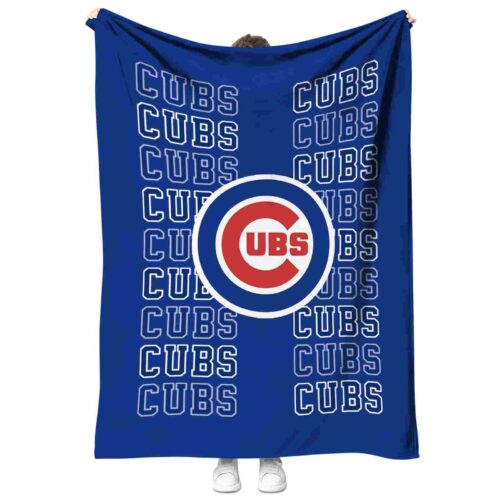 chicago cubs fan pride blue blanket best selling