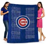 chicago cubs fan pride blue blanket fashion forward