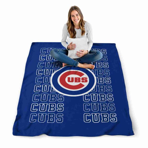 chicago cubs fan pride blue blanket high quality