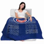 chicago cubs fan pride blue blanket latest model