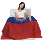 chicago cubs gradient dots blue blanket latest model