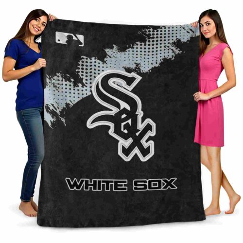 chicago white sox grunge texture black blanket fashion forward
