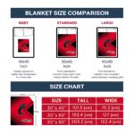 cincinnati bearcats diagonal stripes red blanket trendy