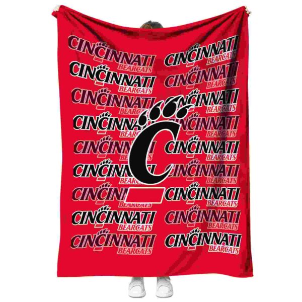 cincinnati bearcats fan pride red blanket best selling