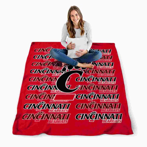 cincinnati bearcats fan pride red blanket high quality