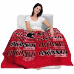 cincinnati bearcats fan pride red blanket latest model