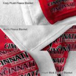 cincinnati bearcats fan pride red blanket premium grade