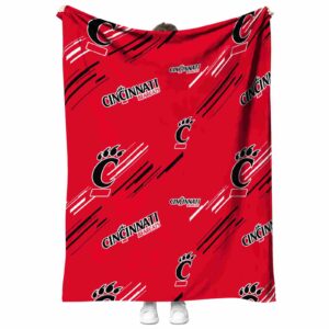 cincinnati bearcats fan spirit red blanket best selling