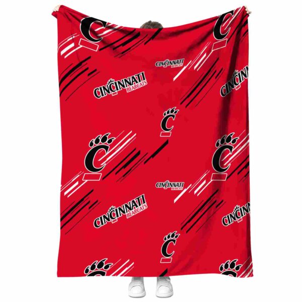 cincinnati bearcats fan spirit red blanket best selling