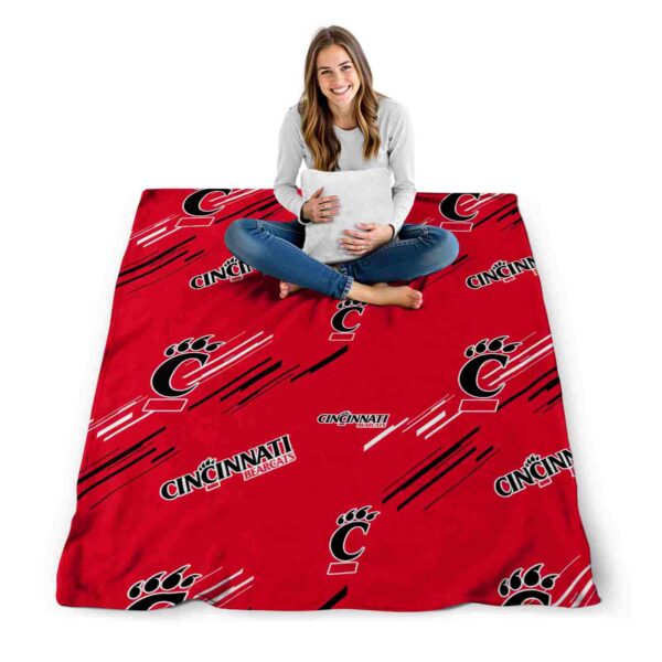 cincinnati bearcats fan spirit red blanket high quality