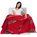 cincinnati bearcats fan spirit red blanket latest model