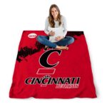 cincinnati bearcats grunge texture red blanket high quality