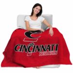 cincinnati bearcats grunge texture red blanket latest model