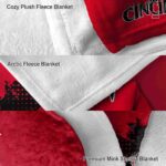 cincinnati bearcats grunge texture red blanket premium grade