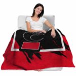cincinnati bearcats splatter effect red blanket best selling
