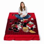 cincinnati bearcats three musketeers red blanket high quality