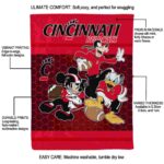 cincinnati bearcats three musketeers red blanket new arrival