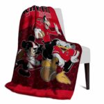 cincinnati bearcats three musketeers red blanket top rated