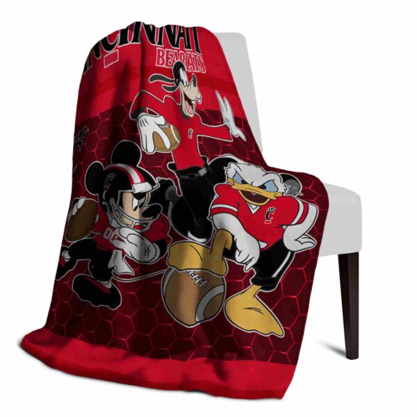 cincinnati bearcats three musketeers red blanket top rated