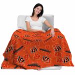 cincinnati bengals diehard fans orange blanket latest model