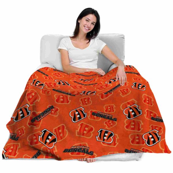 cincinnati bengals diehard fans orange blanket latest model