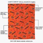 cincinnati bengals diehard fans orange blanket new arrival