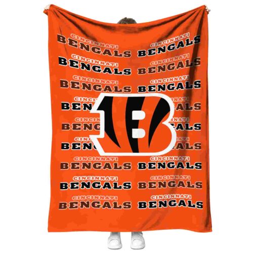 cincinnati bengals fan pride orange blanket best selling