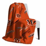 cincinnati bengals fan spirit orange blanket top rated