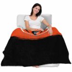 cincinnati bengals gradient dots orange blanket best selling