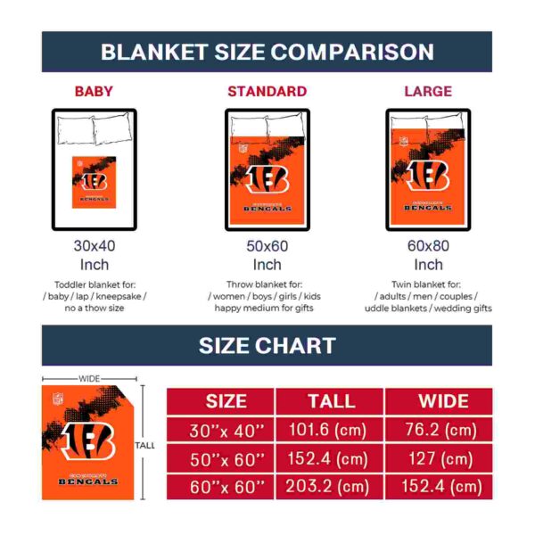 cincinnati bengals grunge texture orange blanket trendy