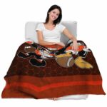 cincinnati bengals three musketeers orange blanket latest model